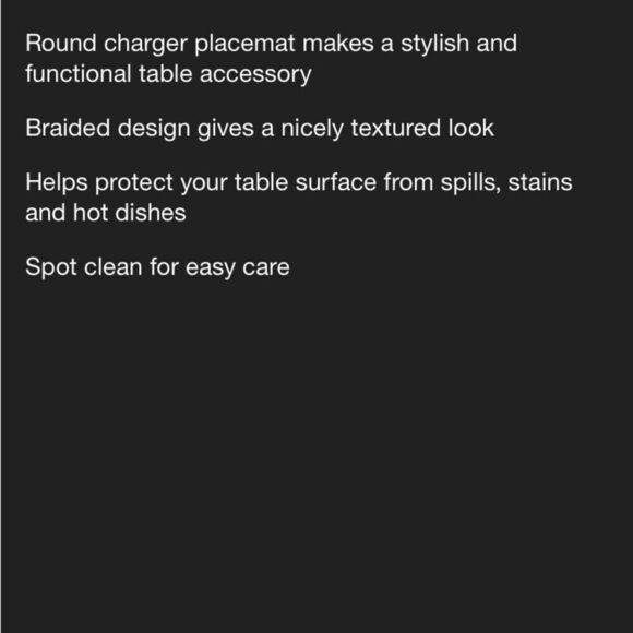 Threshold’s Plate Charger   - Picture 5 of 6